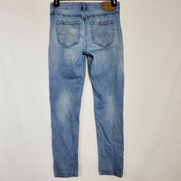 American Eagle Men’s Ne(x)t Level Flex Skinny Jeans 30x32 Gray Stretch Denim - Picture 4 of 9